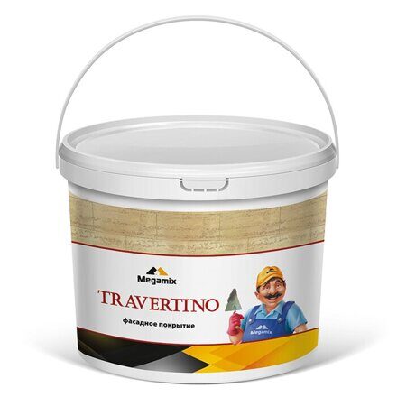 "TRAVERTINO" dekorativ fasad qoplamasi