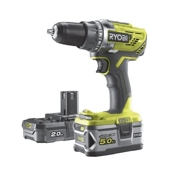 Simsiz drel-shurupovert Ryobi R18DD3-252S