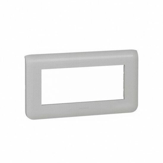Ramka 4-kh Legrand Mosaic alyuminiy